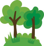 Wild forest preservation icon